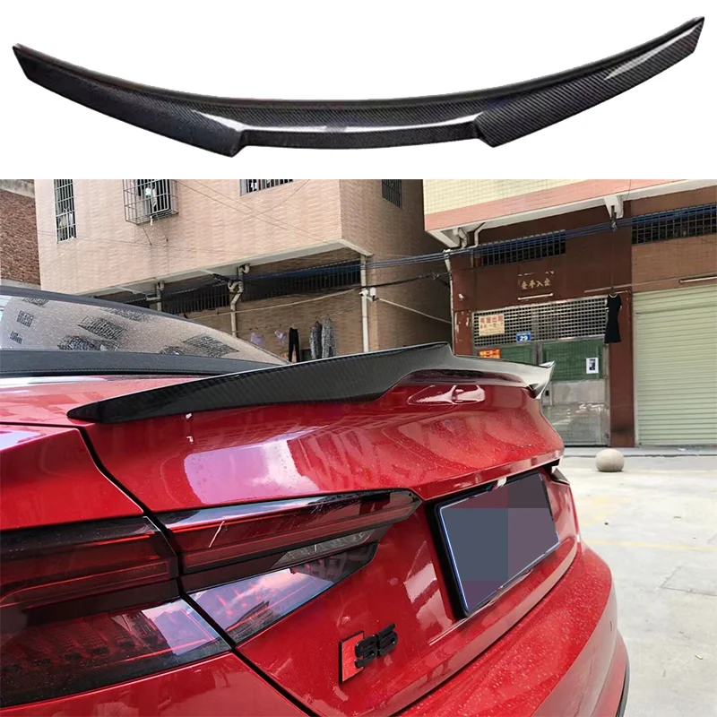 

Car Spoiler For Audi A5 B8 B8.5 8TA 8T3 Sportback/Coupe M4 Style Real carbon fiber material Rear Spoiler Trunk wing 2007-2017