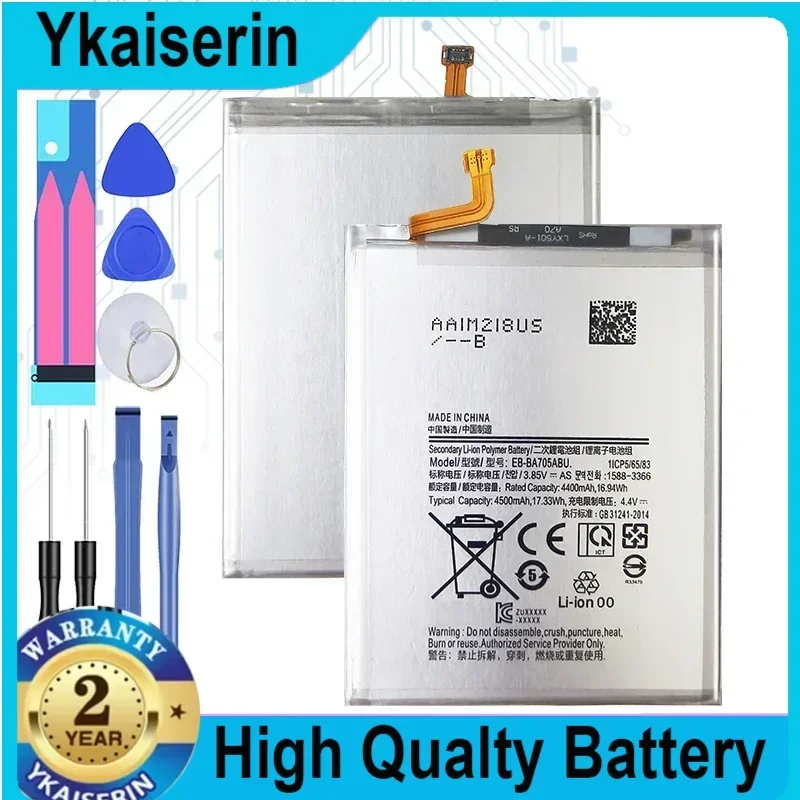 Replacement Battery EB-BA705ABU for Galaxy A70 A705 SM-A705F SM-A705FN SM-A705W SM-A705YN Phone Batteries 4500mAh + Free Tools