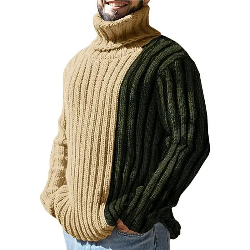 

And Spring Autumn Fashion New Boys' Knitwear Turtleneck Young Men's Sweater