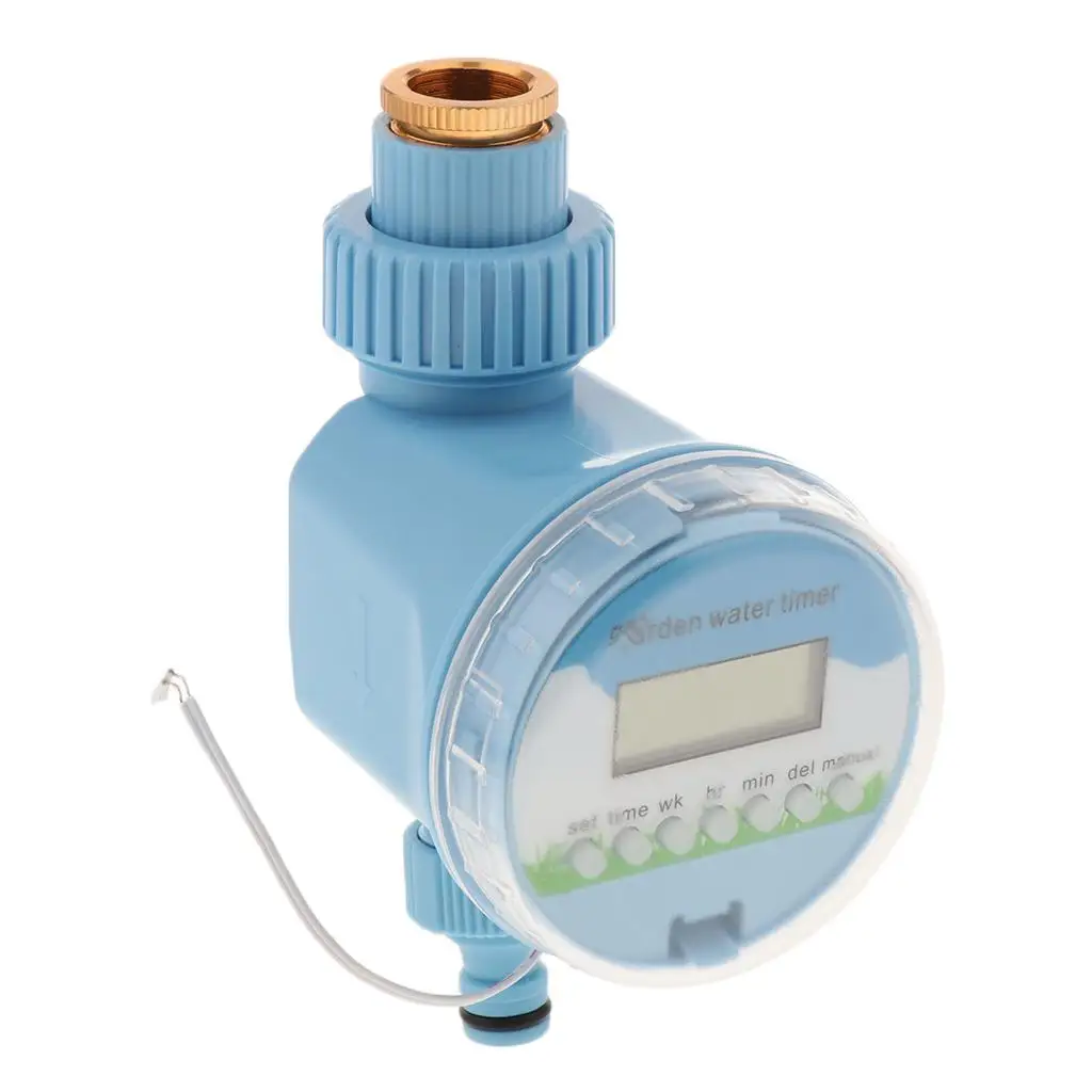 LCD Display Irrigation Timer Automatic Watering Controller Garden Sprinkler Timer for Home Outdoor Plants