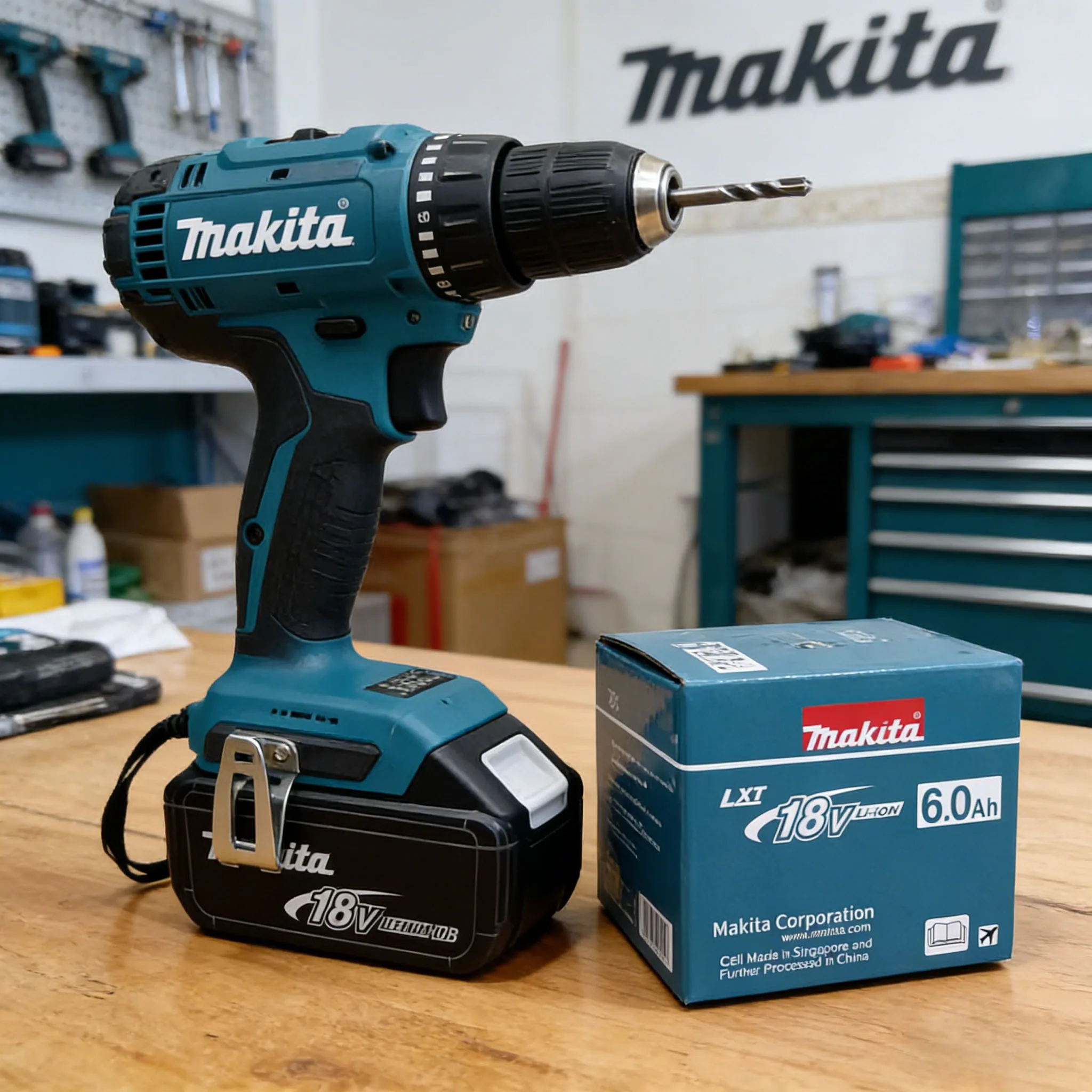 

Original makita 18v battery Rechargeable Power Tool makita 18v Battery, Replaceable 6Ahbattery Lithium-ion, 1850 BL1860B 6ah