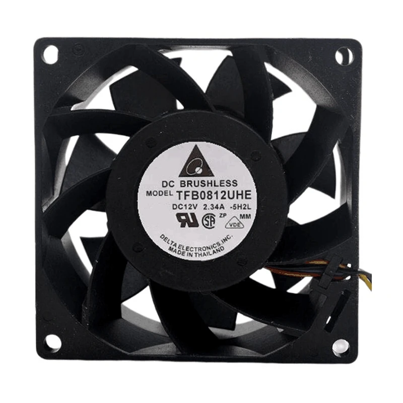 TFB0812UHE -5H2L DC12V 2.34A Server Square Inverter Axial Cooler Cooling Fan 80X80x38mm 80Mm Fan