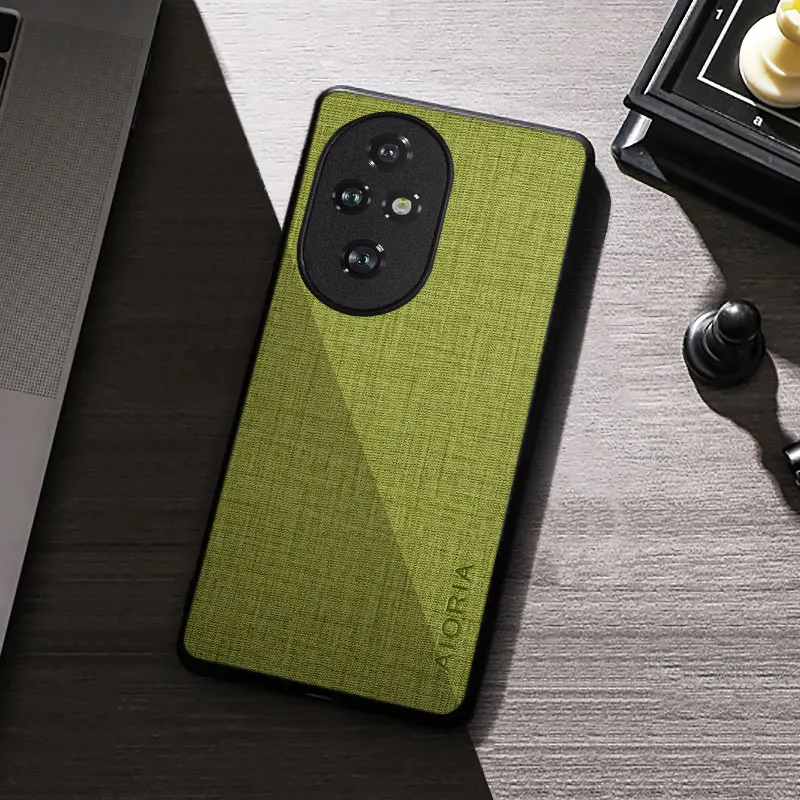 Case For Honor 200 Pro Lite Cloth Texture TPU Four-corner Explosion-proof  Back Cover For Honor 200 Pro Lite case