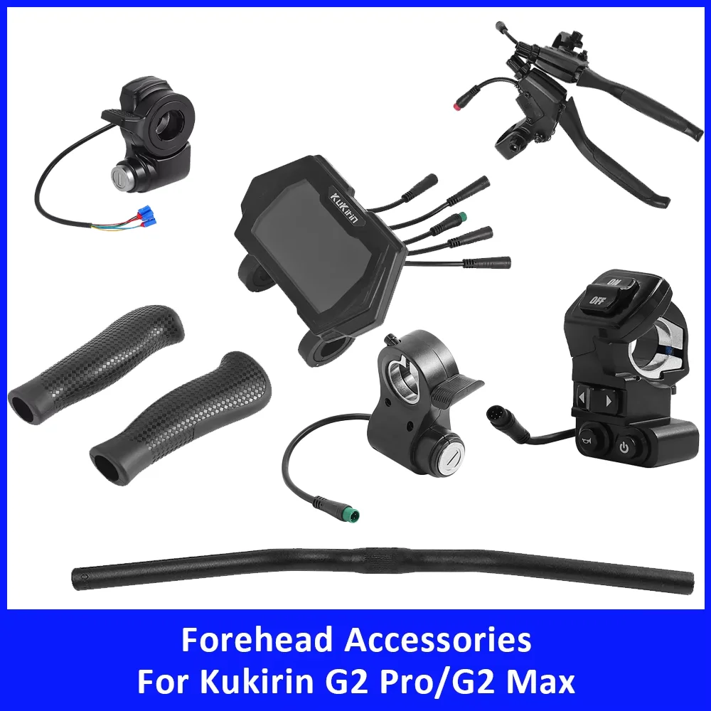 

Dashboard Brake Lever for KuKirin G2 Pro G2 Max Crossbar Handle Grip Throttle Switch Lock Forehead Parts Scooter Accessories