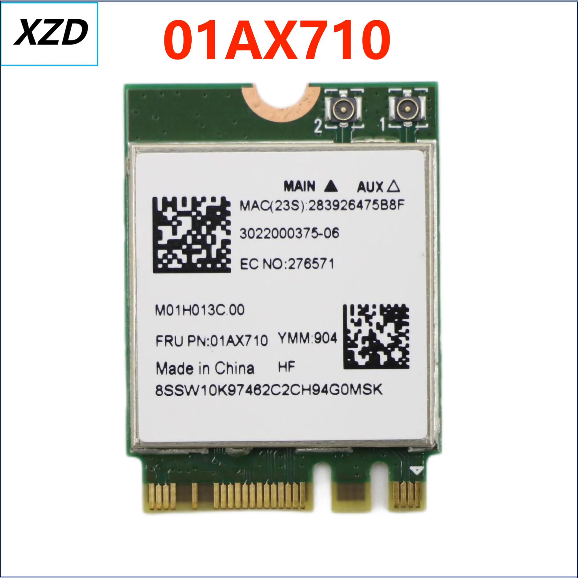 NEW Original Realtek RTL8821CE 802.11AC 1X1 NGFF/M.2 interface dual band 2.4G 5G bluetooth 4.2 wireless network card FRU 01AX710