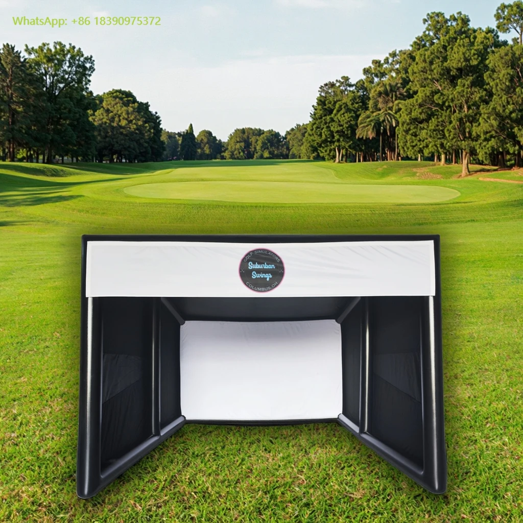 Hot Full Swing Golf Simulator Club Tent Inflatable Golf Training Equipment