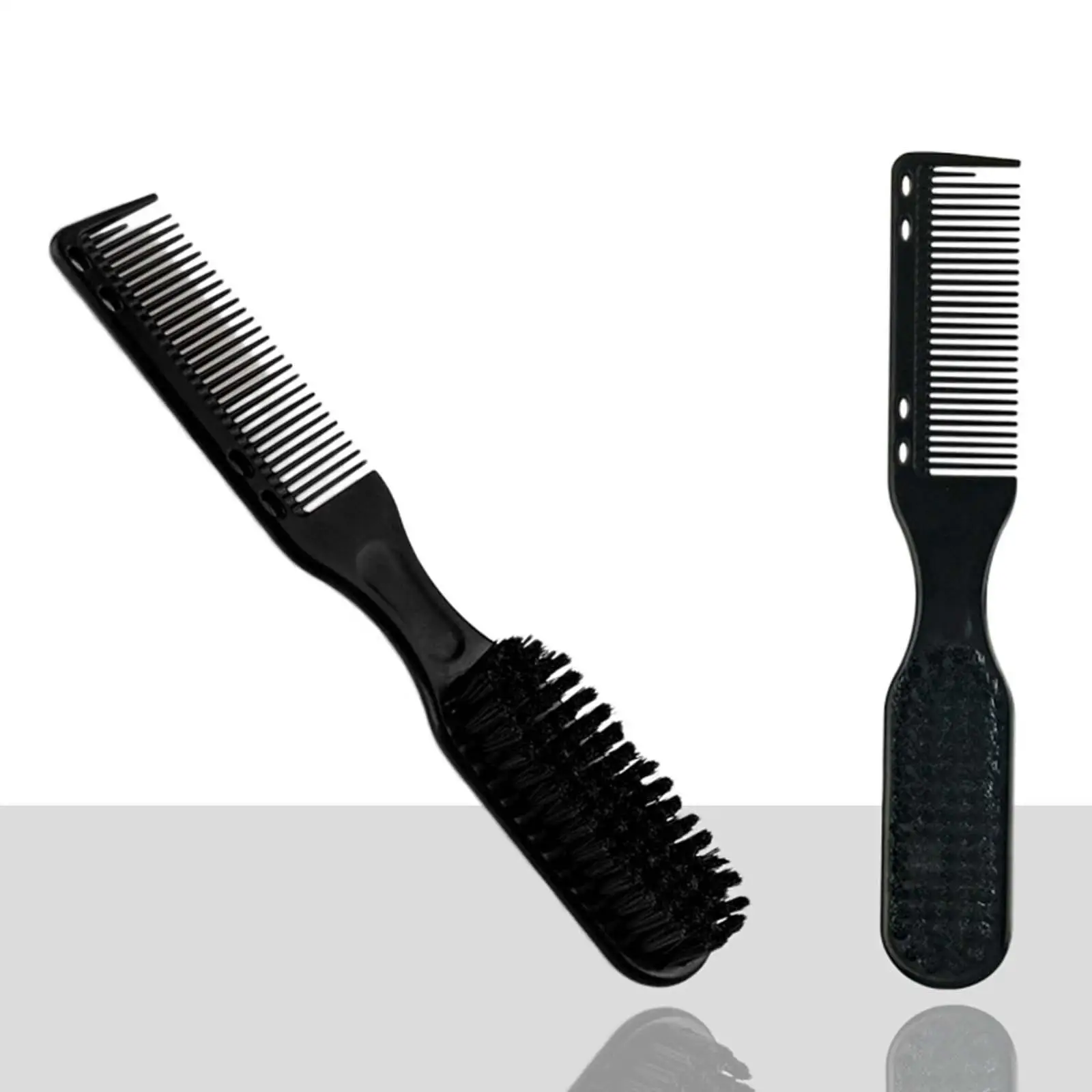 Salon Hair Comb Brush Versatile Beard Sweep and Hair Color Prep Cleaning Brush for Hairdressers and Travel