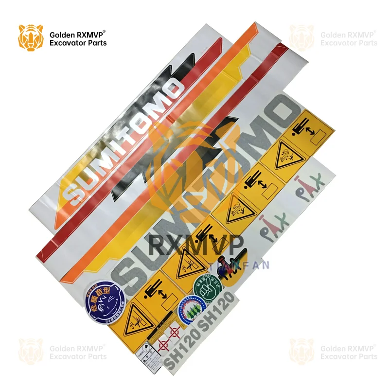 Excavator stickers Sumitomo sh60/120a1a2a3/200a3/24oa3/220a3 series full vehicle stickers