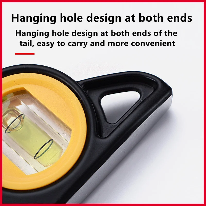Magnetic Level Ruler Bearing Ruler Lever Spirit Level Angle Gauge Finder Penggaris Vertikal Horisontal Bingkai Foto Alat Gantung