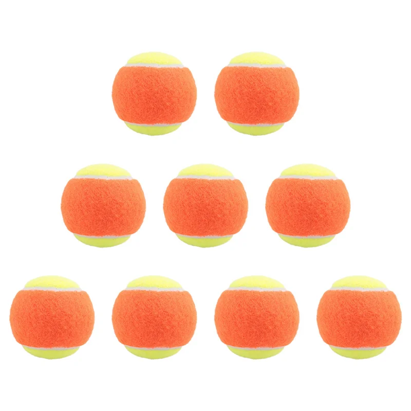 

9 PCS Elasticity Soft Beach Tennis Ball High Quality Training Sport Rubber Tennis Balls-B60B