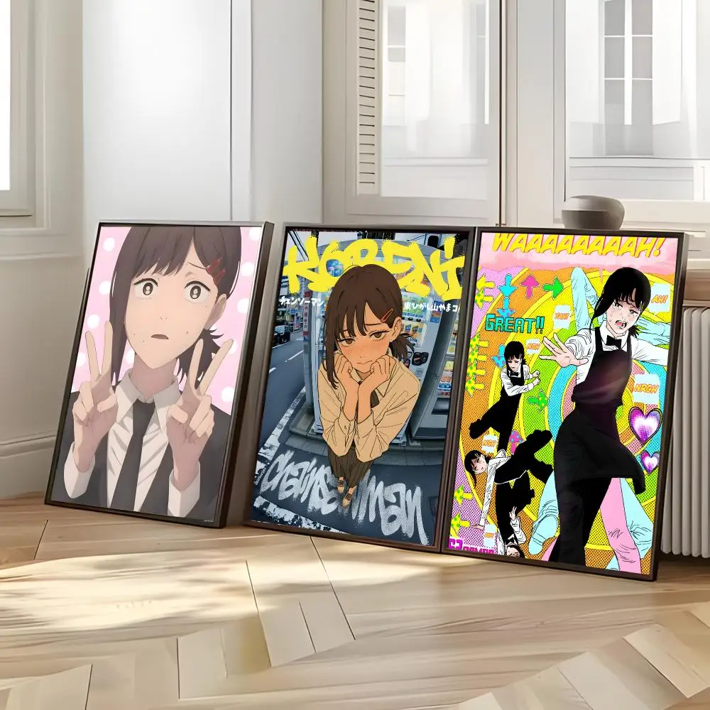 anime character C-Chainsaw Man Kobeni Poster Distinct Home Decor Concepts Chic Indoor Art Pieces