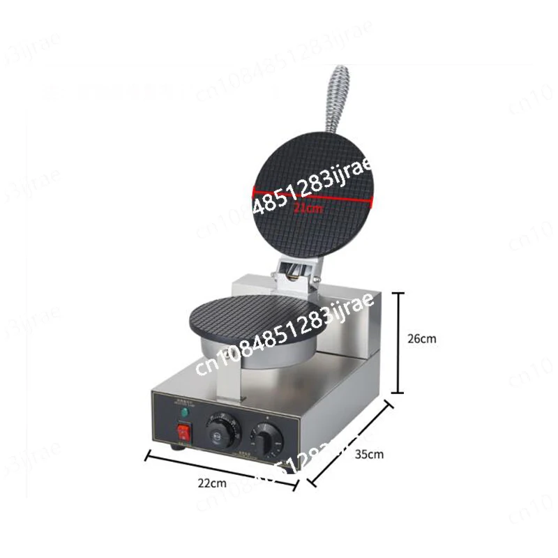 Consumer And Commercial Small Crispy Egg Roll Machine Intelligent Toaster 220V/1200W Single Head Ice Cream Egg Roll Making Too