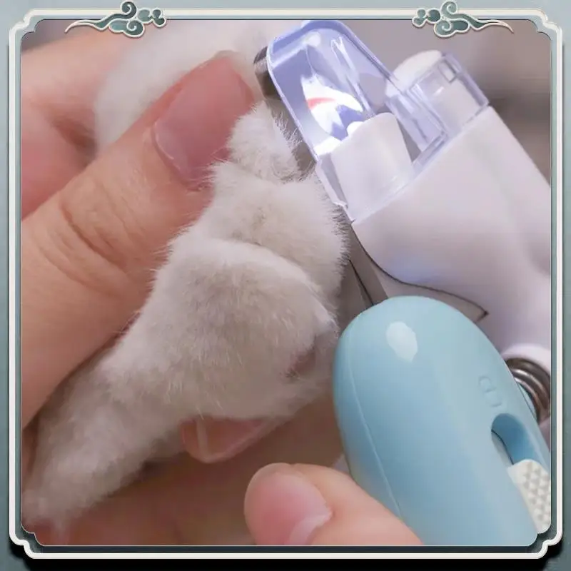 Langlebige Nagelknipser für Haustiere, LED-Licht, Fellpflegeschere für Haustiere, Hund, Katze, kleine Tierklaue, Nagelschneider, Haustierutensilien
