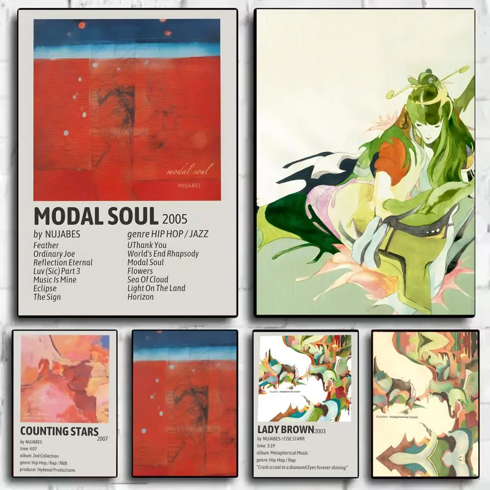 Jazz Hip Hop Nujabes luv(sic) Poster HD art sticky wall waterproof home living room bedroom bar aesthetic decoration