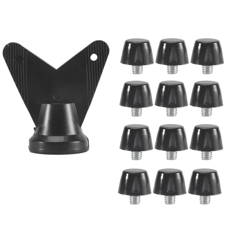 AEB0-12 PCS Football Boot Spikes Professional Soccer Boot Cleats M5 Replacement Studs With Wrench Track Shoes Spikes