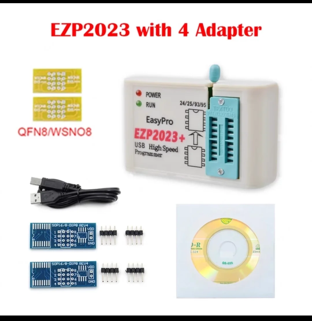 

100% Original EZP2023 High-speed USB SPI Programmer EZP 2023 Support 24 25 93 95 EEPROM 25 Flash BIOS Chip Better Than EZP2019