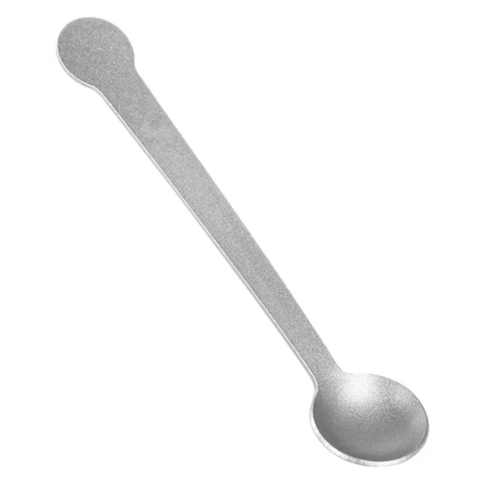 Small Pure Titanium Spoon 8.8 cm x 1.8 cm for Coffee Measuring Tea Stirring and Spice Portioning Lightweight Design
