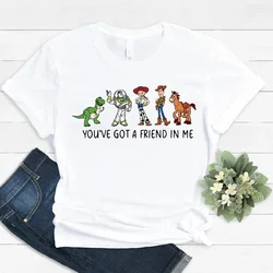 Women Streetwear Retro Print T-Shirt You've Got A Friend In Me Toy Story Shirt T-Shirt Mom Gift Y2K Top