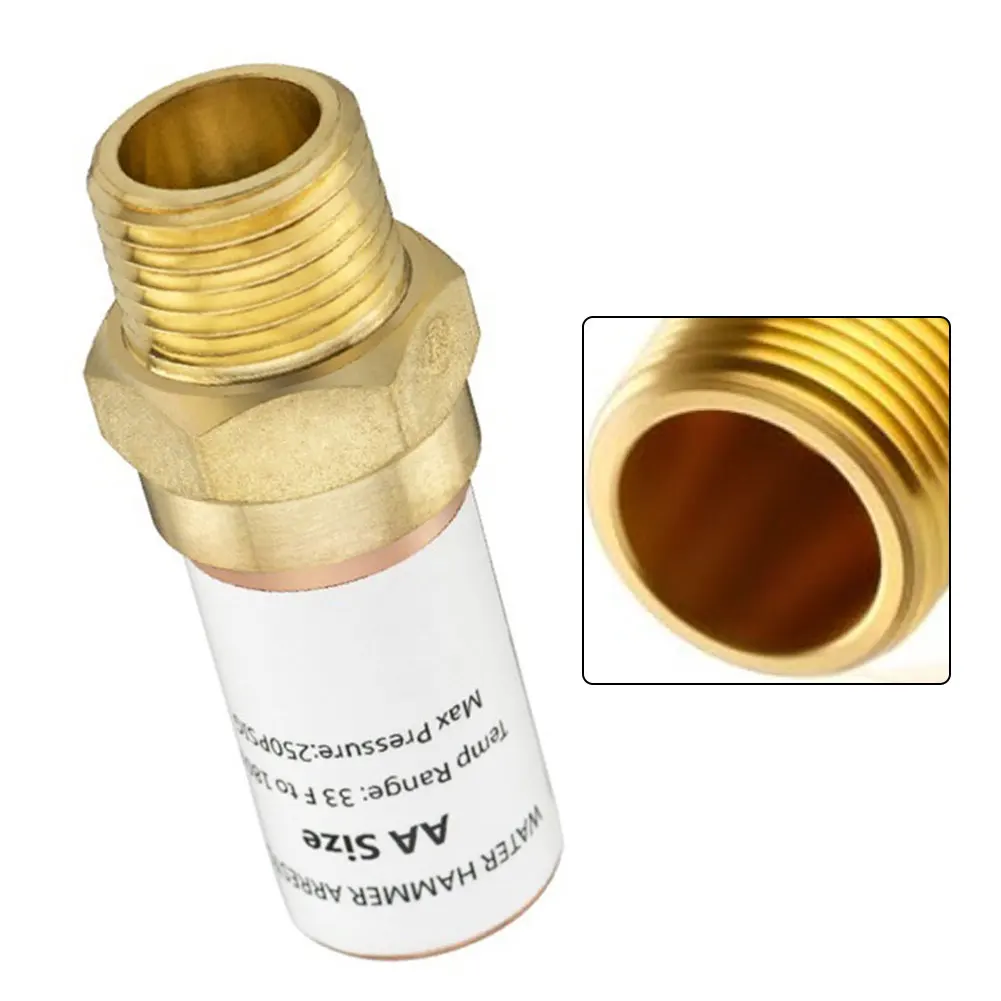 

1/2 Inch Thread Stainless Steel Water Hammer Arrestor For Water Plumbing Application Straight Water Hammer Arrestor Pipe Fitting