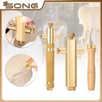 Herramientas para hacer violín, violonchelo, Viola, incrustación de purfling de latón, tallado de ranura con incrustaciones con cuchillas, cortador de cuchillo de ranura para limpiar Fiddler