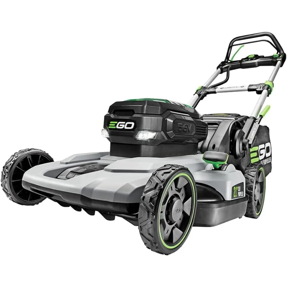 

LM2142SP 21-Inch 56-Volt Lithium-Ion Cordless Electric Dual-Port Walk Behind Self Propelled Lawn Mower with Two