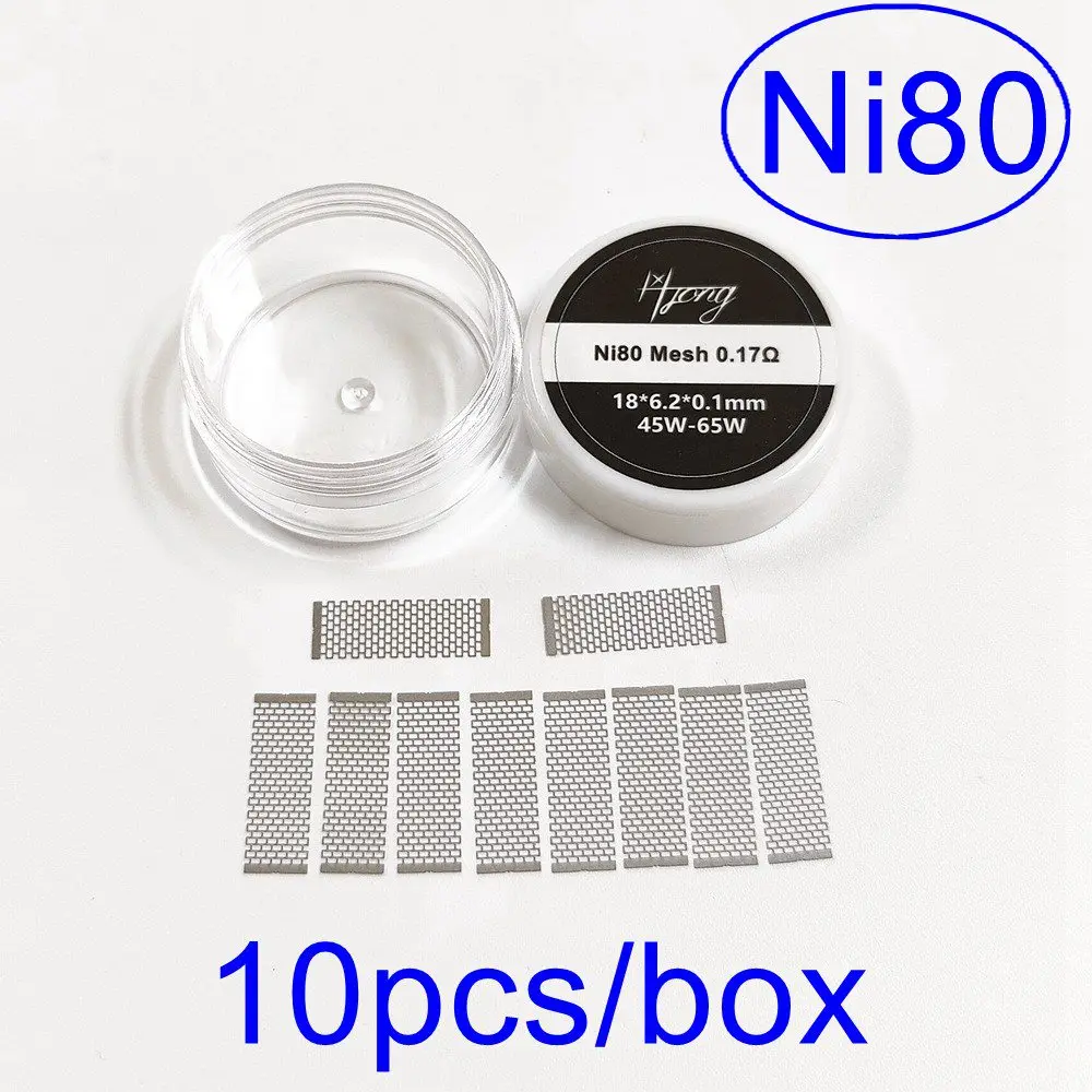 100pcs~5pcs Mesh Wire Mix A1 Ni80 6.2/8.5mm NexMesh Heating Wire Coil For Kylin M/ Profile M/Pro/Zeus X Mesh/Meshed