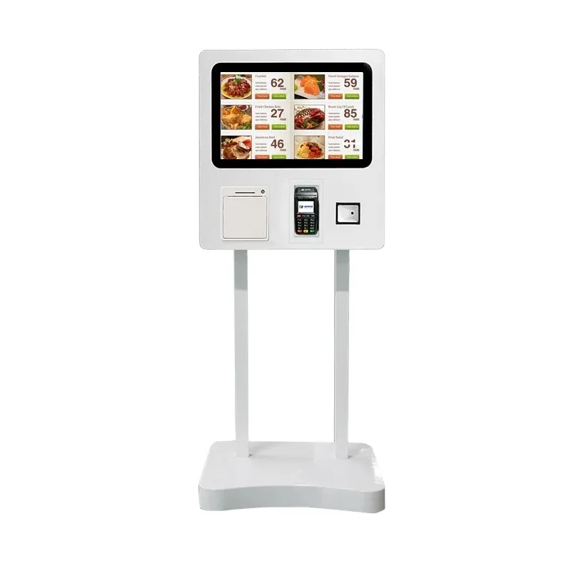 

【Hot Sale】Genevinon Self-Service Fast Food Ordering Bill Min Payment Terminal Touch Screen Kiosk Tablet App Pay Machine In Resta