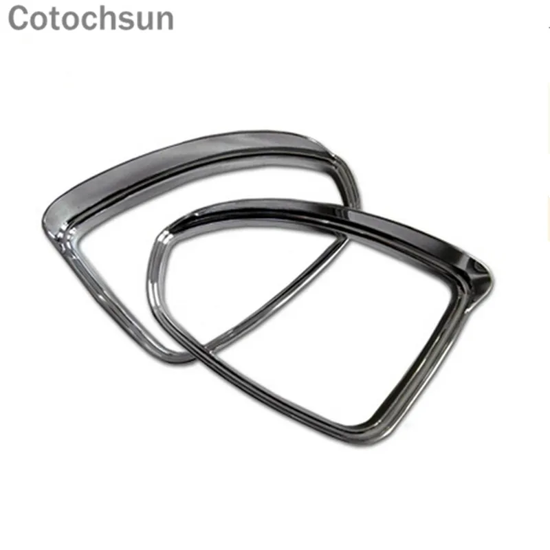 Cotochsun Car styling ABS Chrome rearview mirror Rain Eyebrow cover case For Chevrolet Cruze hatchback 2009-2017