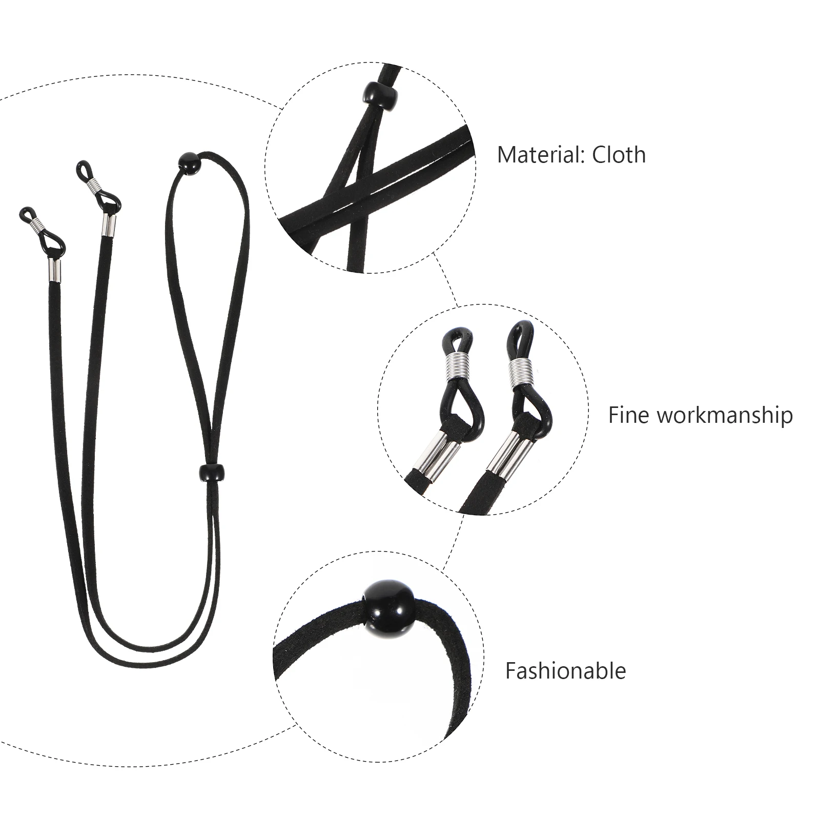

8 Pcs Glasses Lanyard Eyewear Retainer Cloth Rope Chain Durable Anti Drop Protective Gear Labor Safety Accessories