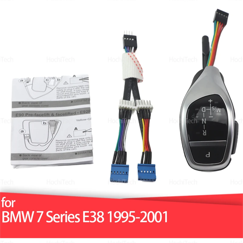 

Для BMW 7 серии E38 728i 730i 735i 740i 750i L7 725tds 730d 740d 1995-2001 светодиодные ручки, ручка переключения передач, рычаг, головка ручки, черная