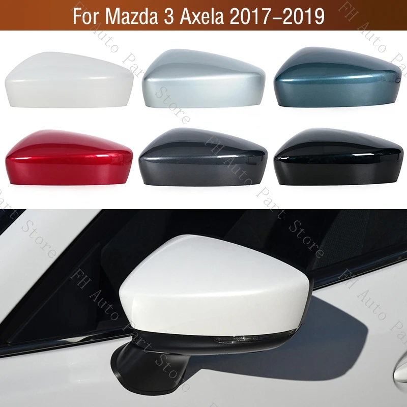 Car Exterior Rearview Side Mirror Cover Lid Case Cap Shell House For  Mazda 3 Axela M3 2017 2018 2019