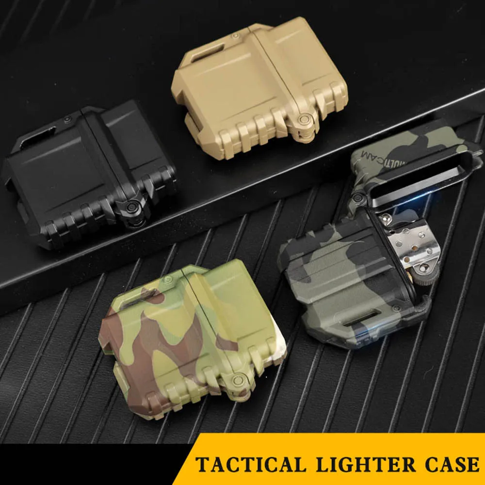 WST Tactical Molle Lighter Shell Storage Case Lighter Container Organizer Holder For Zippo Outdoor Camping Survival EDC Tools