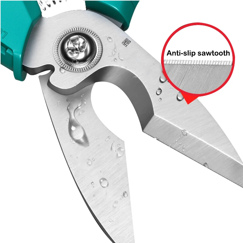 Electrician scissors heavy-duty industrial grade multifunctional wire stripping pliers for cutting 7-inch and 8-inch cables