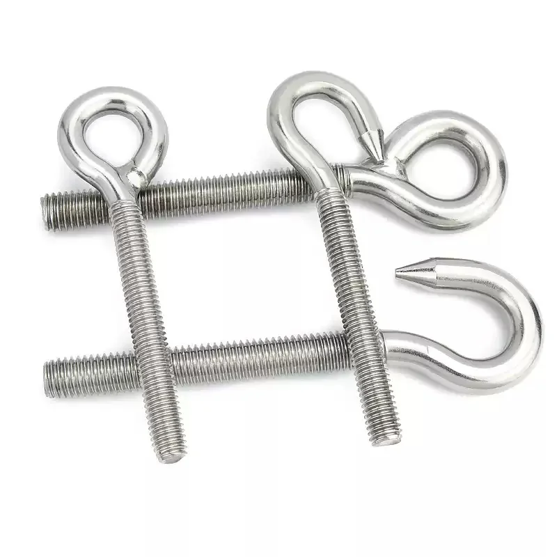 1pcs M4-M24 304 Stainless Steel Sheep Eye screw Bolt Ring/Hook Screws Ring Hanging Hook Suspension Fasteners Tool