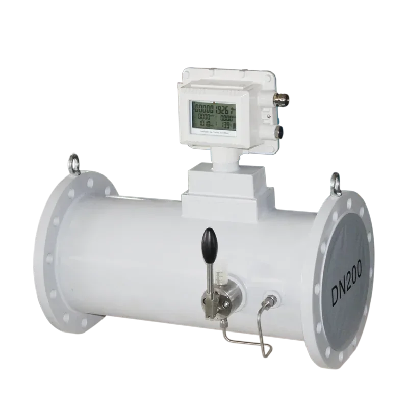 Digital flow meter SS gas turbine LPG gas flow meter with temperature and pressure compensation