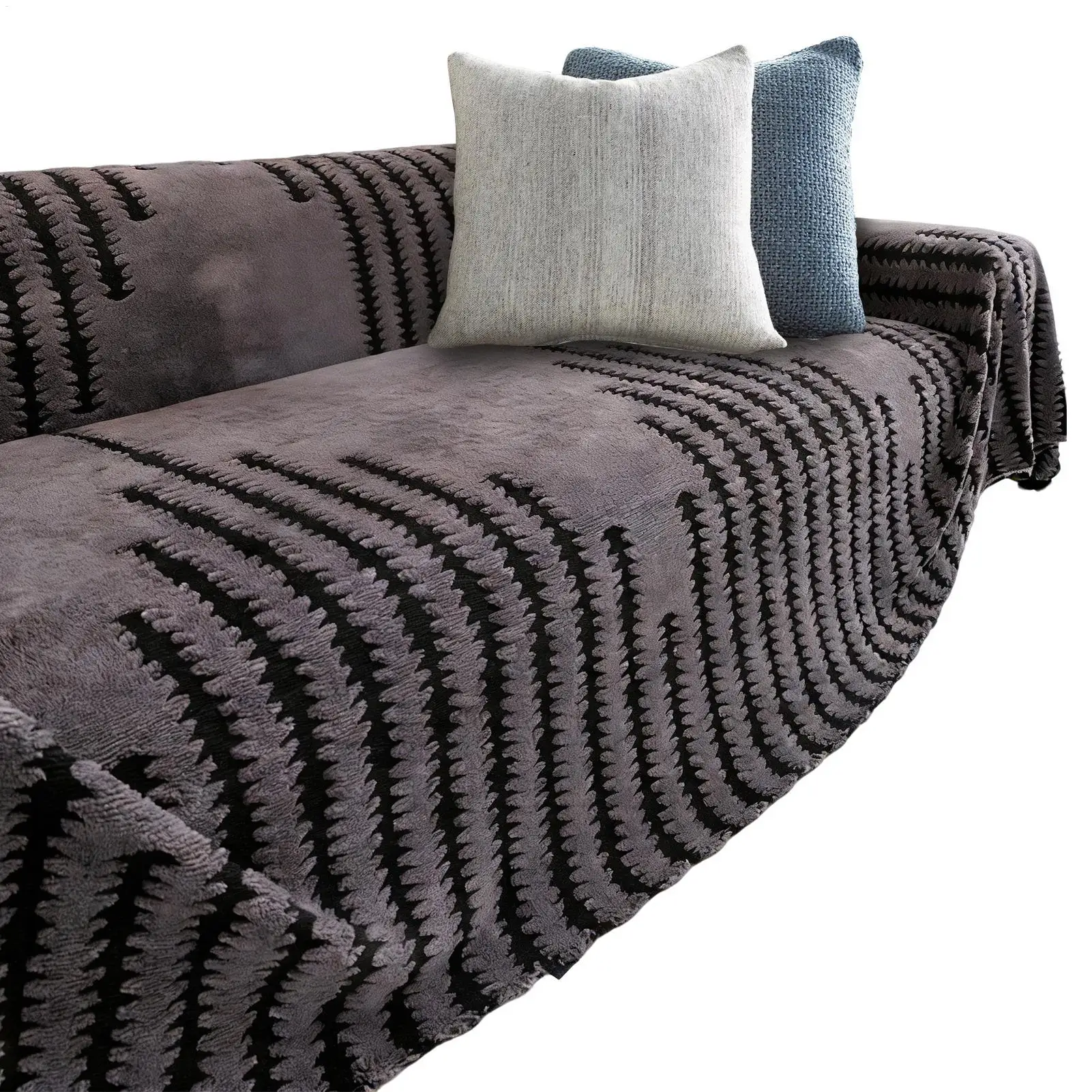 Sofabezüge Warme Rutschfeste Gesteppte Fleece-Sofadecke für Wohnzimmer Schlafzimmer Große Relax-Freizeitdecke Sofabezug Dekoration