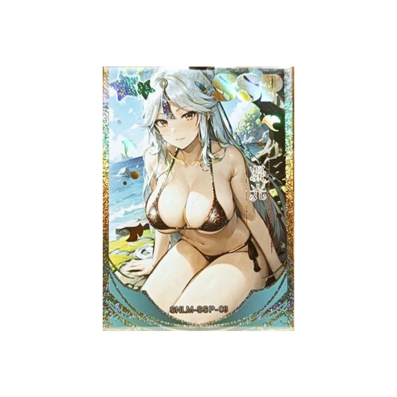 Anime Goddess Story Rare PR SZR LSP SSP Refraction Game Card Ningguang Formidable Toys for boy Collectible Card Birthday Present