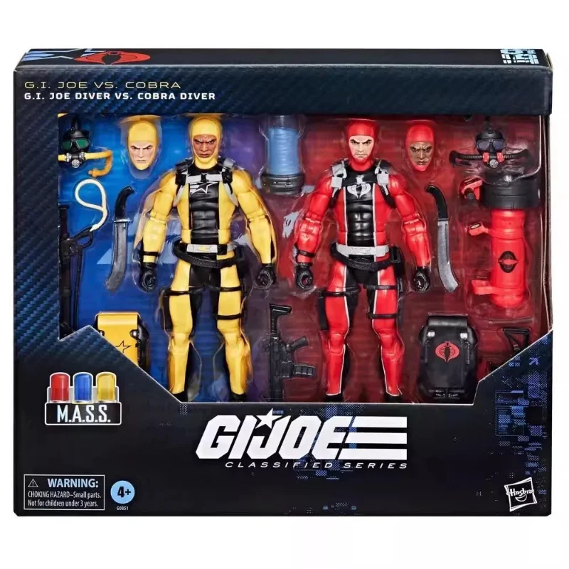 Spot Hasbro GIJOE Special Forces Night Raid Force Cobra Diver Double Set Doll, Ornament