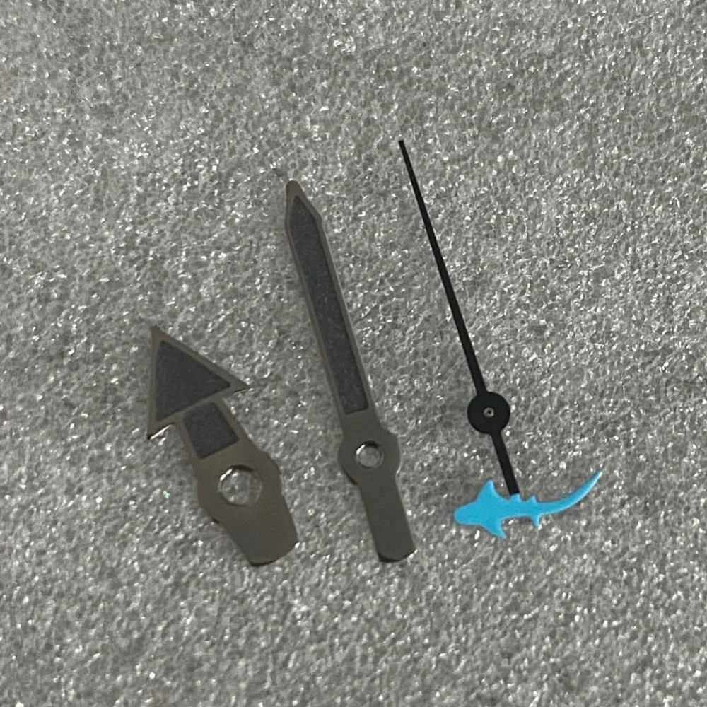 Зеленые светящиеся стрелки для часов Русалка/Черепаха вторая мужские часы аксессуары запасные части для движения NH35/NH36/4R/7S