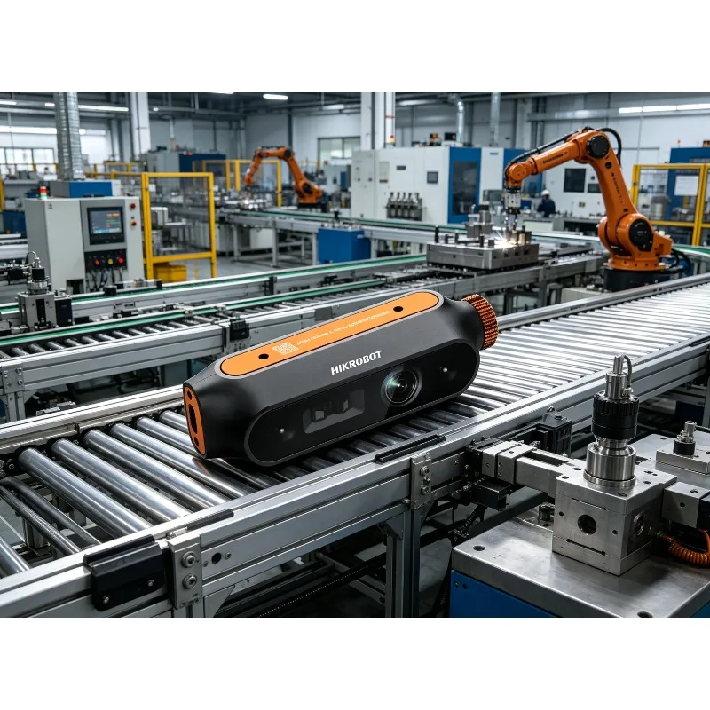 Hikobot MV-EB435i Stereo Depth Camera, AI Binocular Vision Sensor for ROS Navigation, Industrial 3D Visual Scanning Recognition