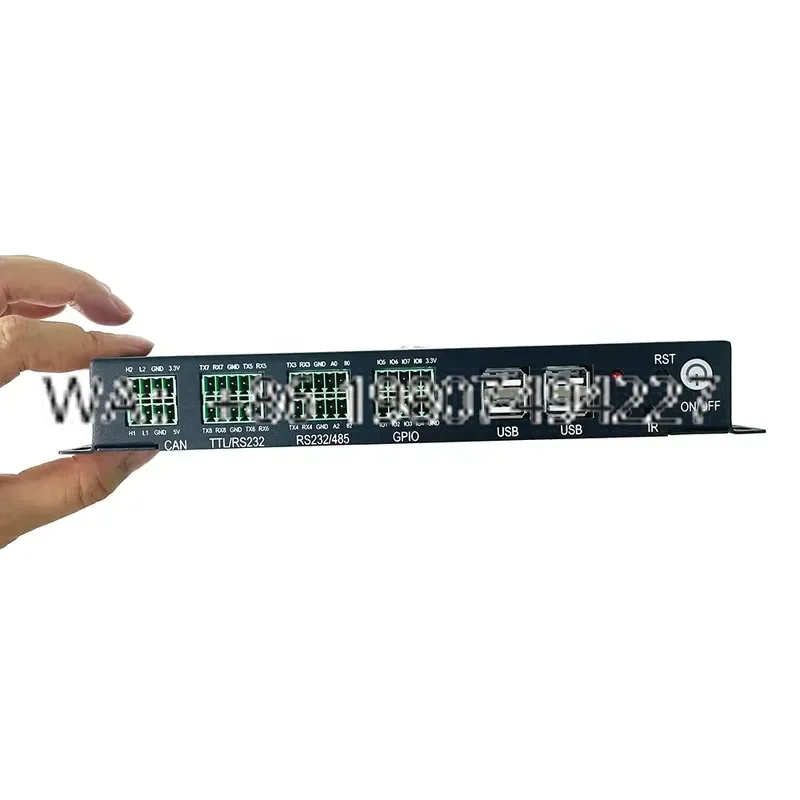 New Vehicle Truck Embedded Computer Industrial Grade Mini PC Android Processor RK3568 GPIO RS232 RS485 TTL CAN LAN for