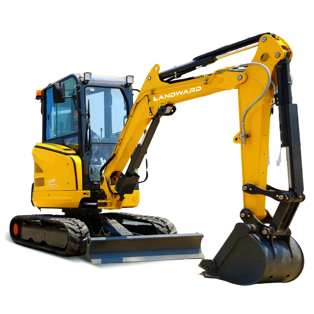Китай LANDWARD Высококачественная серия 2,5-тонный мини-экскаватор Гусеничные экскаваторы 1,8-тонный гидравлический небольшой экскаватор Индивидуальный двигатель Kubota