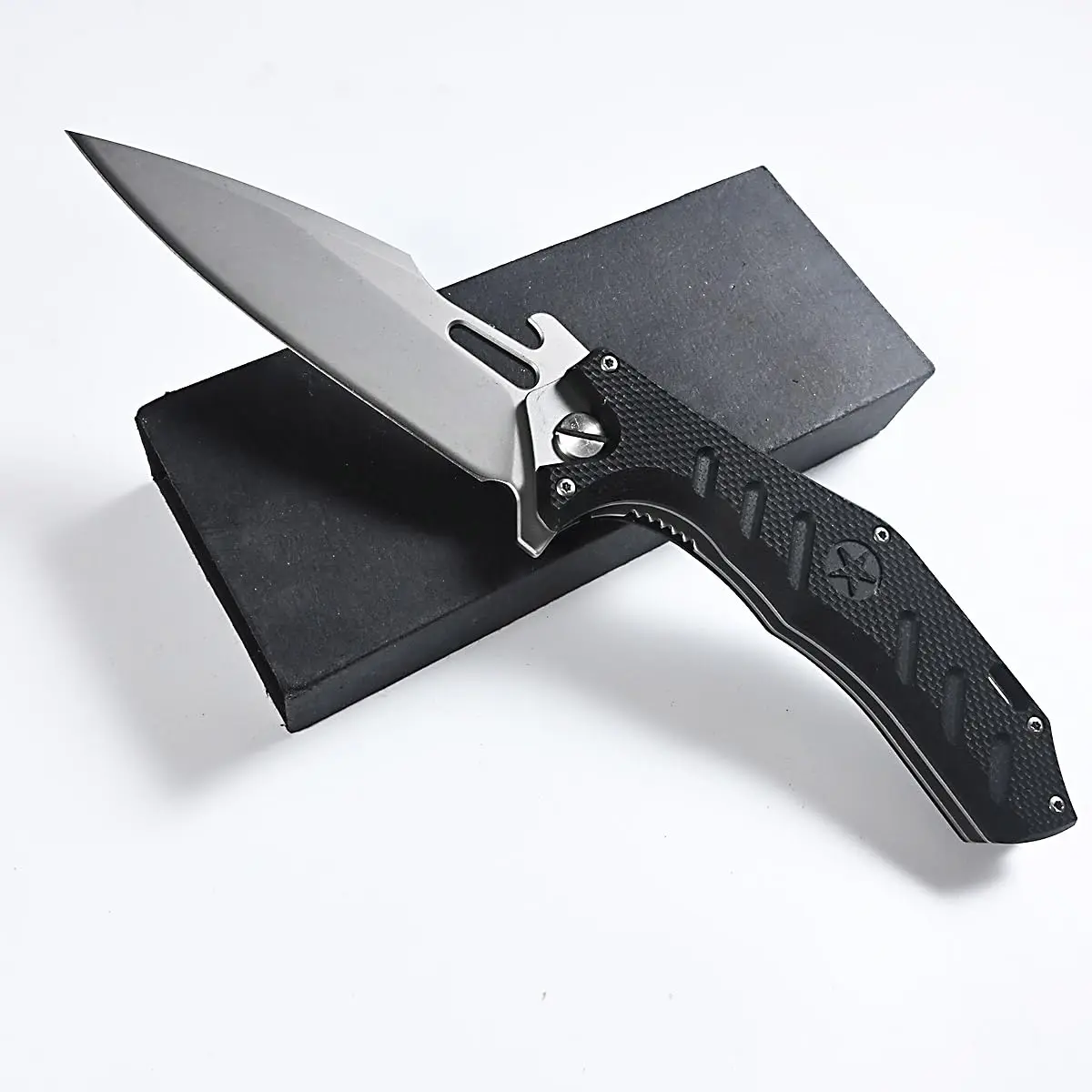

Складной нож с ручкой G10, тактический нож, карманный нож EDC для мужчин, идеально подходит для выживания на открытом воздухе, кемпинга, охоты