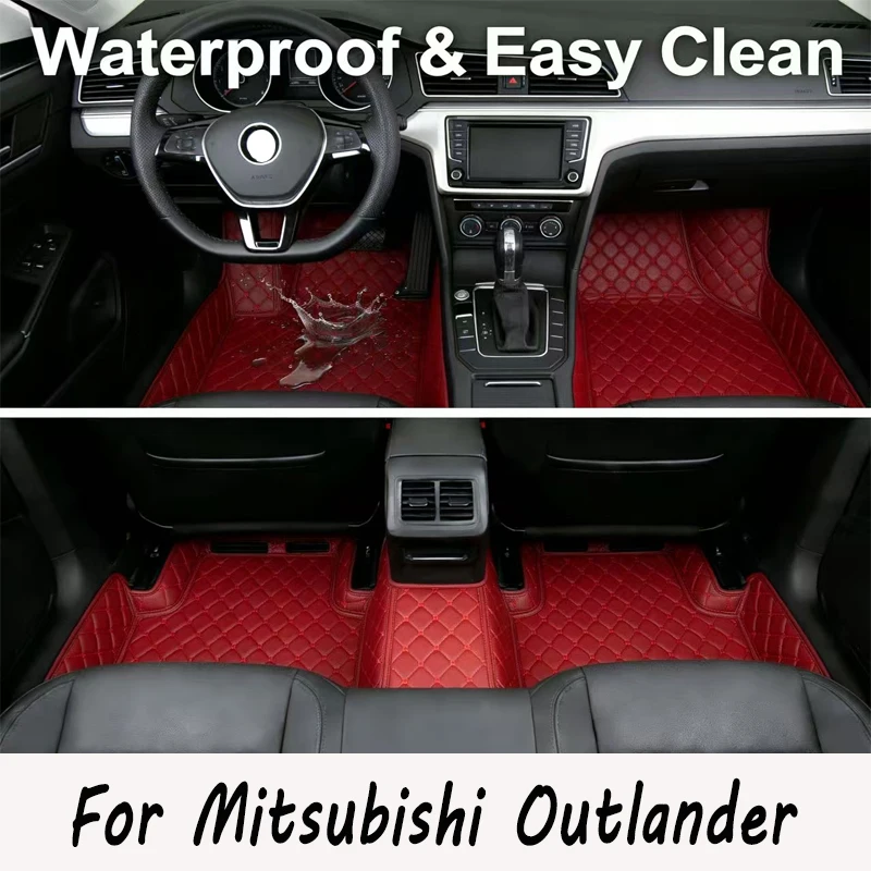 

Автомобильные коврики для гибридных автомобилей Mitsubishi Outlander PHEV GN 2022~2023, 5-местные, аксессуары для автомобиля