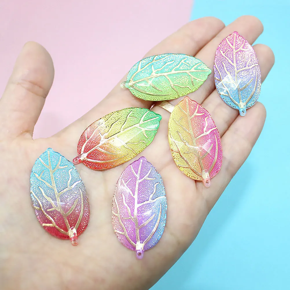 

30Pcs Resin Slices Leaves Pieces Smooth Surface DIY Handmade Adornments for Home Gift Decor DIY Accessories Resin Slices