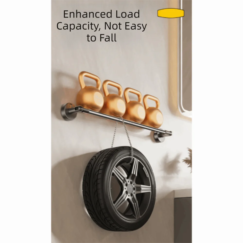 

Retractable Suction Cup Towel Pole Wall Mounted Nail Free Installation Bathroom Towel Rack Single-rod Towel Hanger