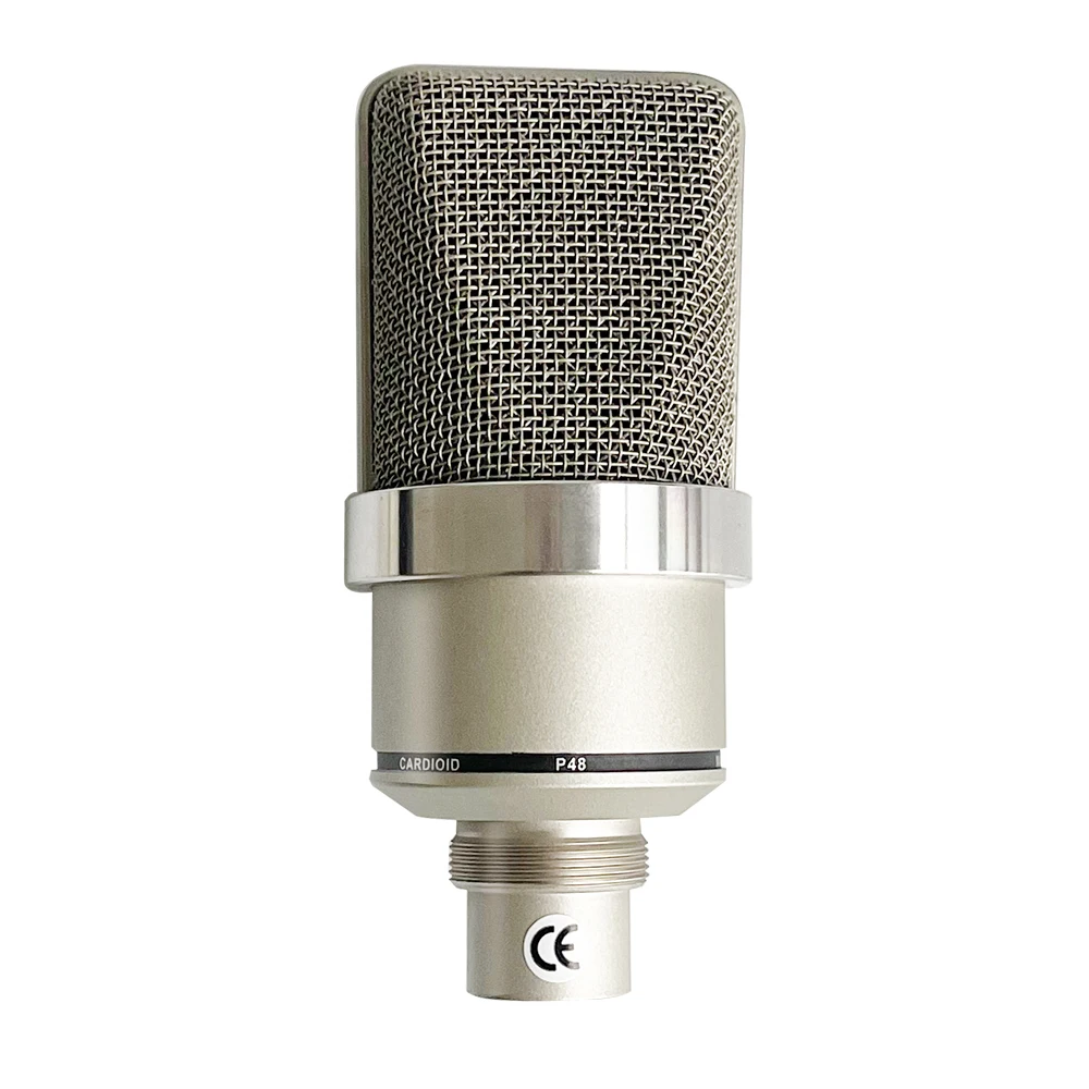 TLM 102 Professional Studio Recording Condenser Microphone Recording Noise Cancelling Wired Metal Microfono Coedensador TLM103