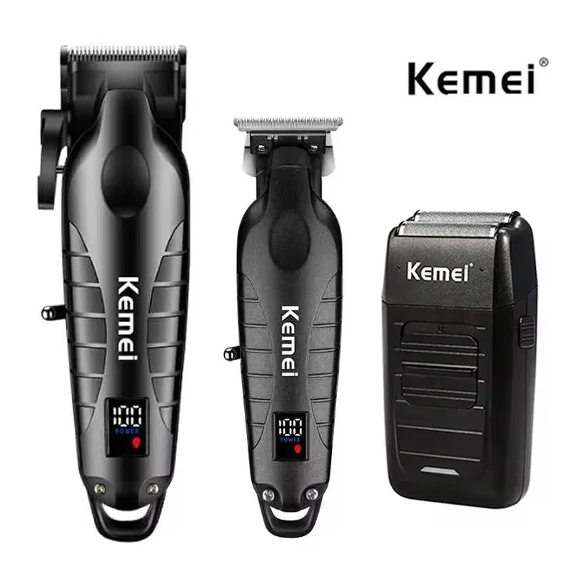 

Kemei Cordless Hair Clipper Kit Electric Shaver for Men Hair Trimmer Professional Hair Cutting Machine KM-2290 KM-2293 KM-1102
