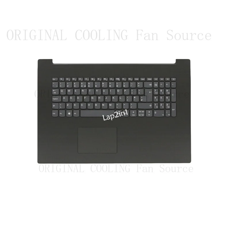 R+  FOR Lenovo Ideapad 320-17IKB 320-17ISK Palmrest Upper Case Grey Cover UK Keyboard