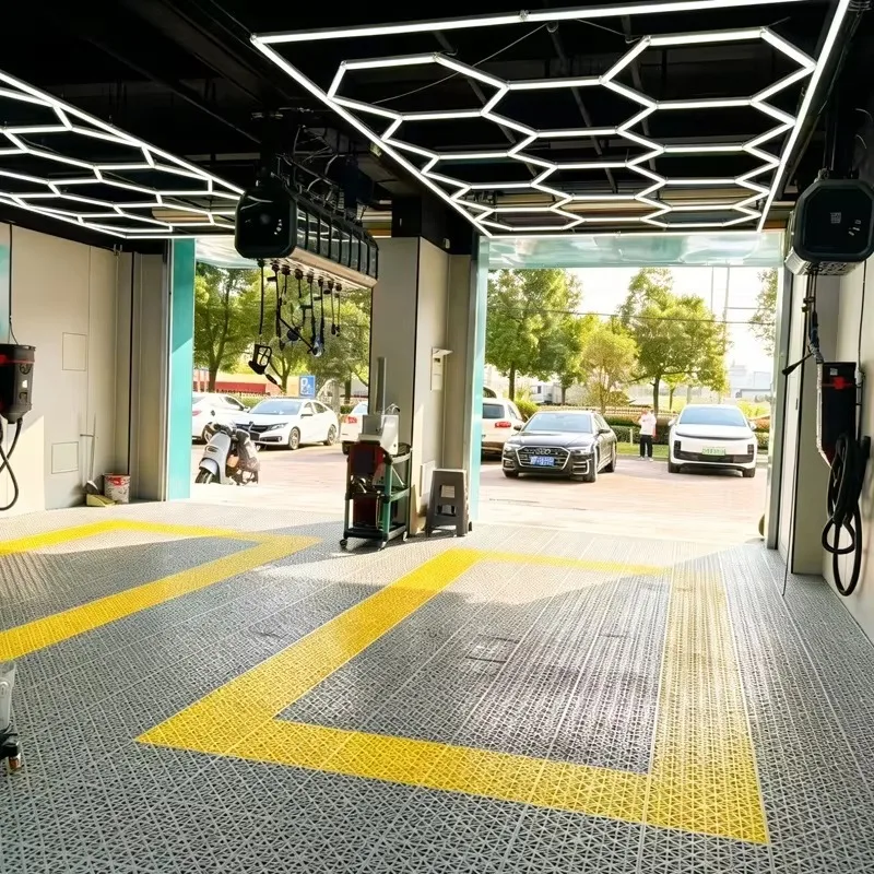 Full Set Automatic Car Wash Detailing Station Equipment High Pressure Washer Hose Reel Air Compressor for New Workshop
